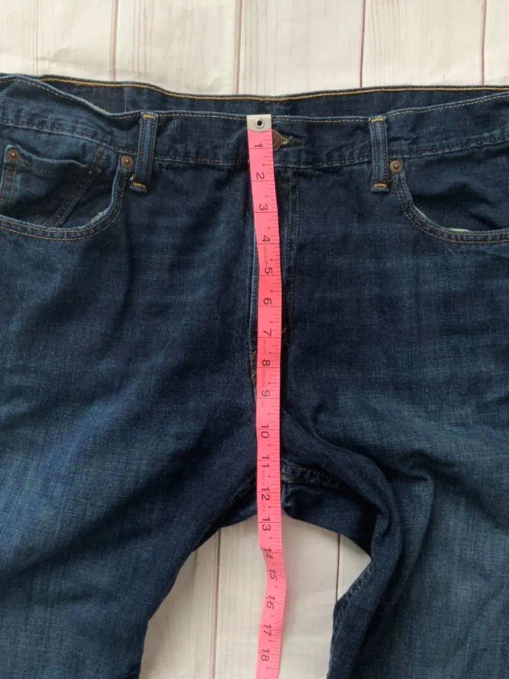 Levi's 569 relaxed Straight Jeans Men's 36x30 Dark Wash Blue 100% Cotton Denim